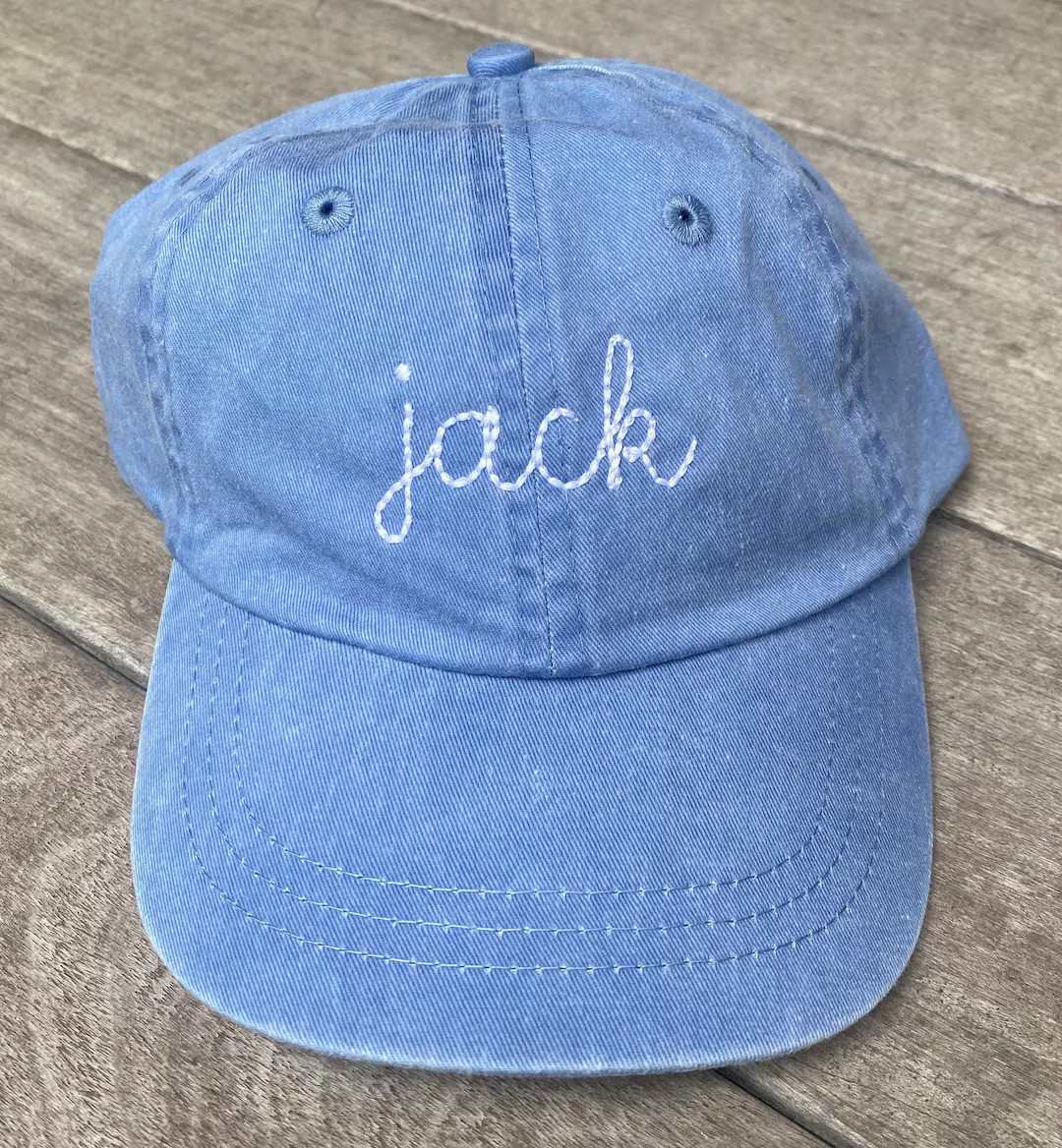 Personalized Baseball Cap Toddler Youth Baseball Hat Monogram Kids Personalized Baseball Cap Cust... | Etsy (US)