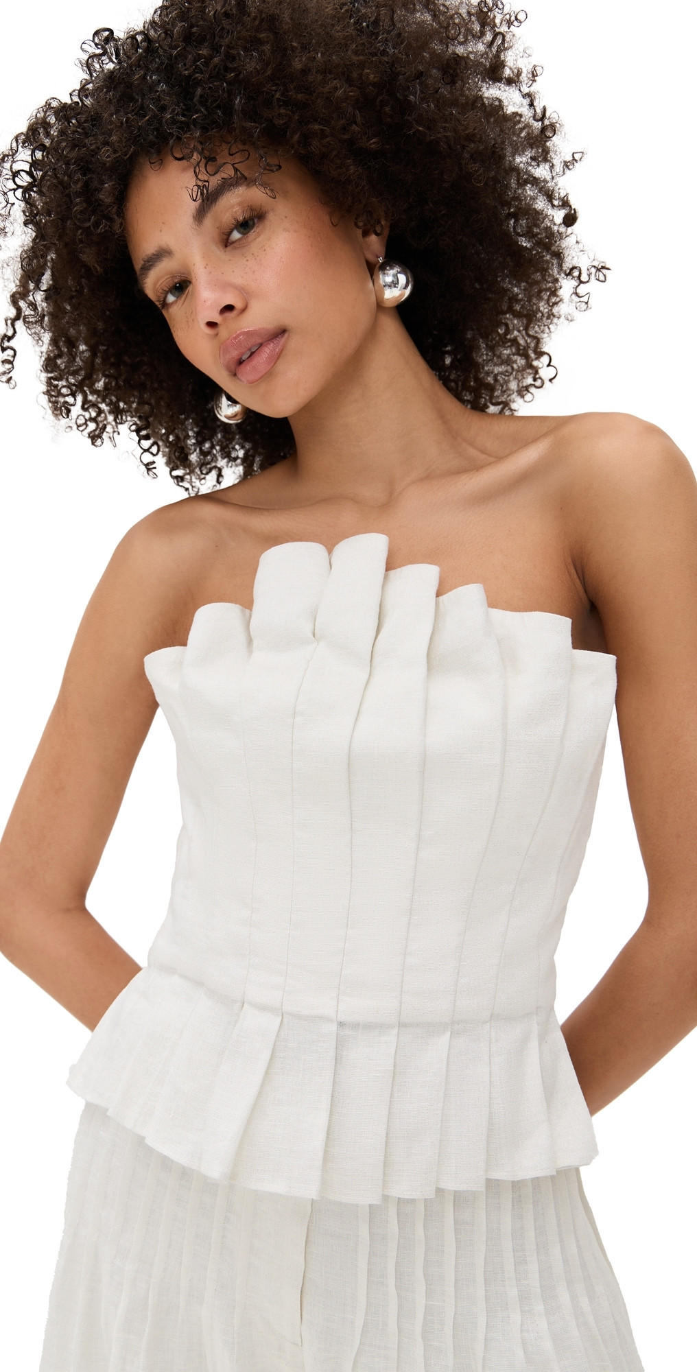 Azulu Nola Top Ivory S | Shopbop