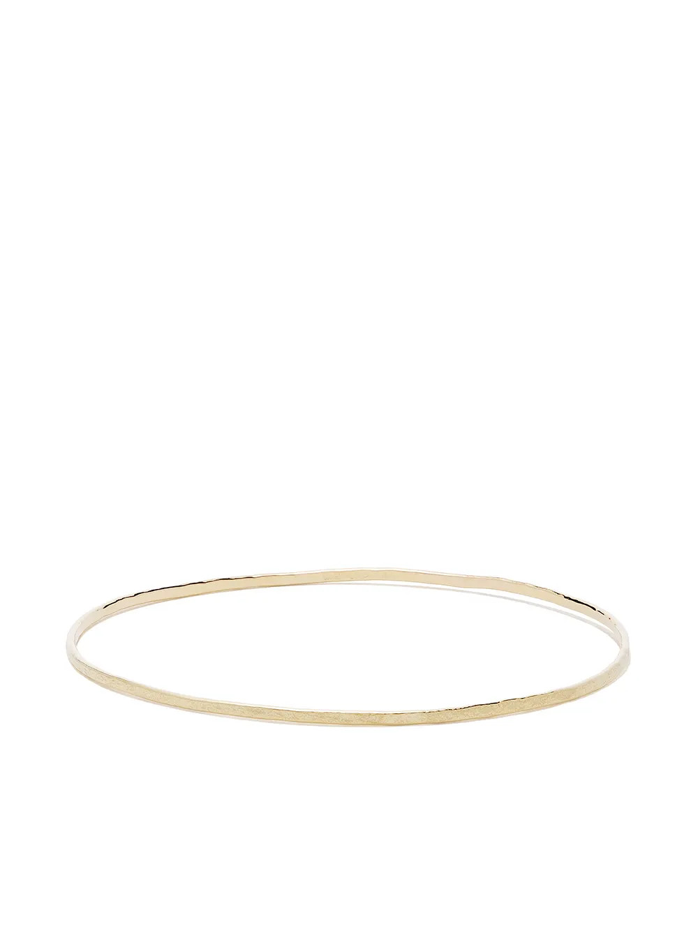 Wouters & Hendrix Gold 18kt Gold Hammered Bangle | Gold | FARFETCH | Farfetch Global