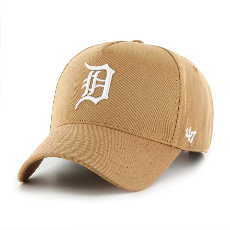 Detroit Tigers '47 Ballpark MVP A-Frame Adjustable Hat - Khaki | Fanatics