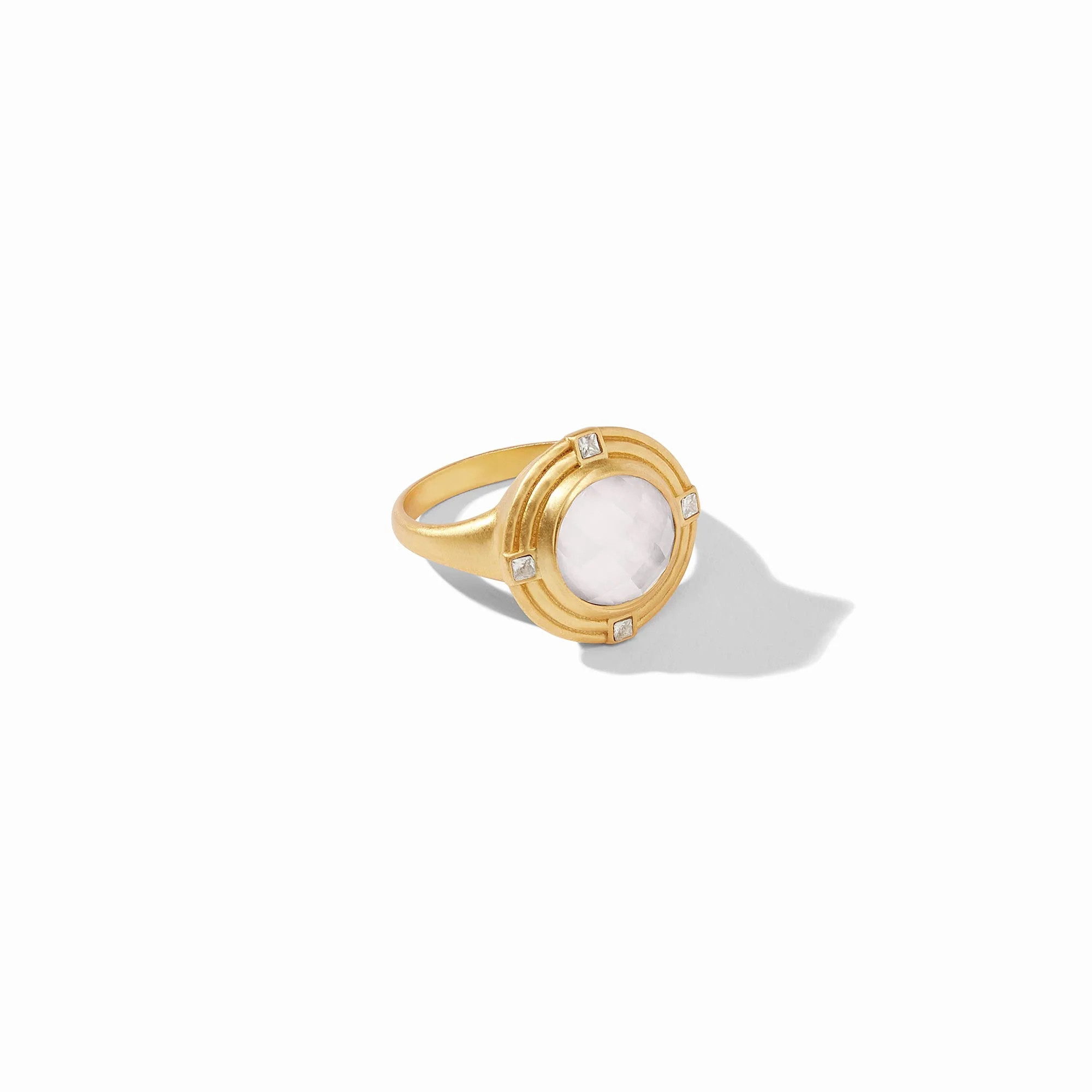 Astor Ring - Gold Gemstone, CZ Ring | Julie Vos | Julie Vos