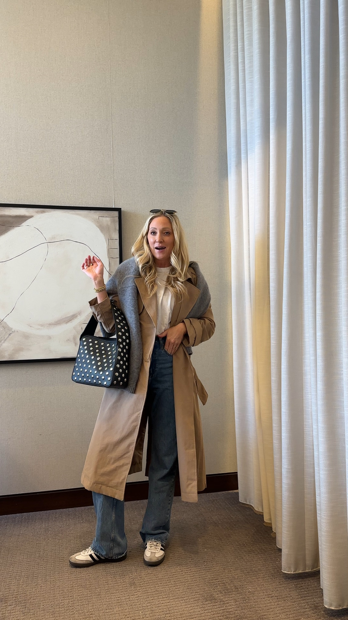 LOVE this $45 trench coat and fall outfit ideas - everything runs tts! This stuffed bag is so in right now! 

#LTKStyleTip #LTKFindsUnder50 #LTKSeasonal