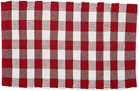 DII Indoor Handloomed Cotton Woven Reversible Buffalo Check Area Rug for Bedroom, Living Room, Ki... | Amazon (US)