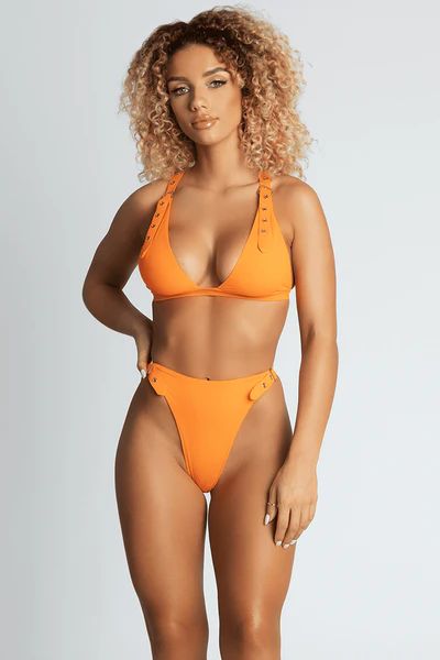 Aadya Bikini Bottoms - Neon Orange | MESHKI US