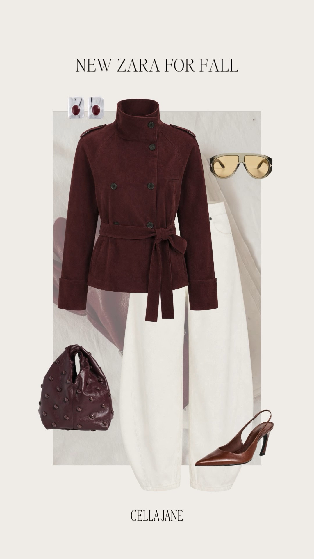 Burgundy OOTD from @Zara ! 🤍

#LTKfall #LTKstyletip #LTKjeans