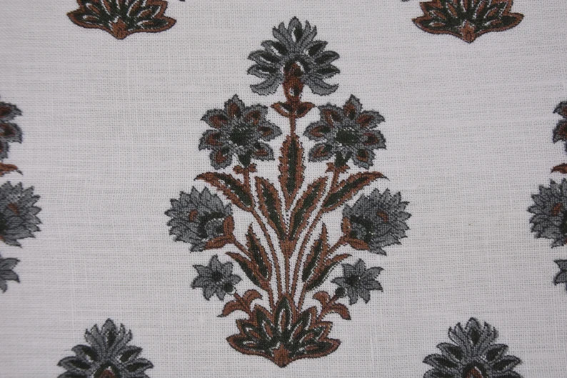 Linen Fabric by Yard, Off-white 58wide, Fabric for Pillows, Curtains, Cushions, Handmade Art, Ind... | Etsy (US)