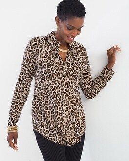 Chico's Silky Soft Leopard-Print Shirt | Chico's