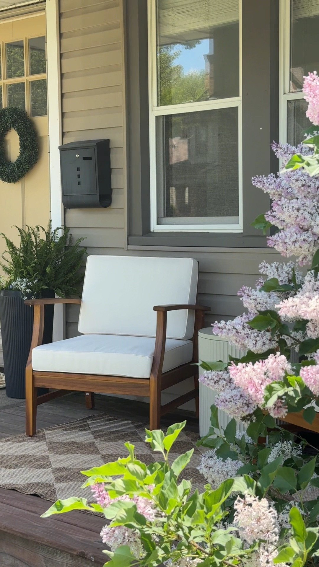 #Ad front porch is all ready for summer! ☀️can’t get over this transformation… I am obsessed!!! 

Shop these @Wayfair  finds during the Memorial Day Clearance, up to 70% off with fast & free shipping over $35!  #wayfair #WayfairPartner

#LTKSeasonal #LTKHome #LTKSaleAlert