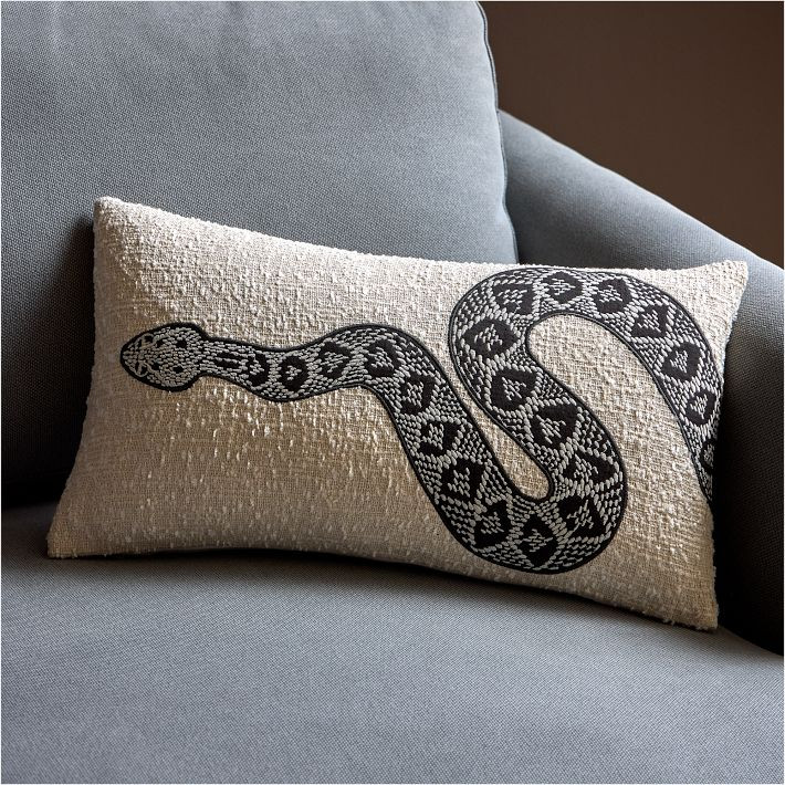 Slithering Snake Pillow Cover | West Elm (US)
