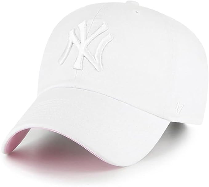47 New York Yankees Primary Logo Ballpark Clean Up Dad Hat Baseball Cap - Multiple Colors | Amazon (US)