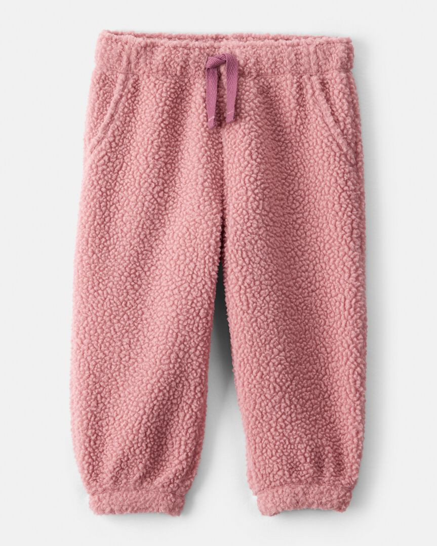 Baby Girl Cozy Jogger Pant - Pink - OshKosh B'gosh | Carter's | Carter's Inc