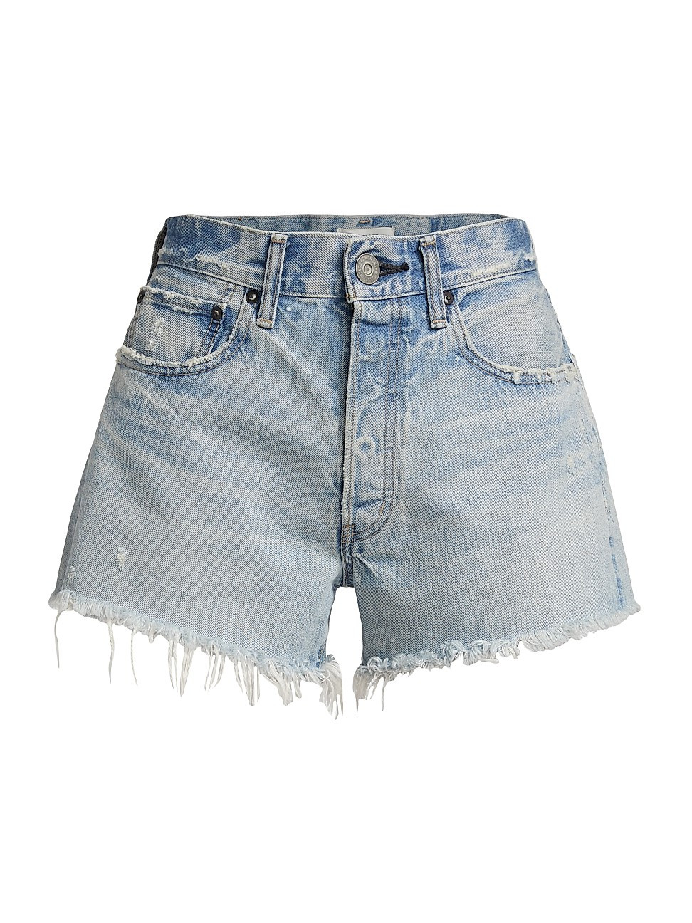 Mathews High-Waist Jean Shorts | Saks Fifth Avenue