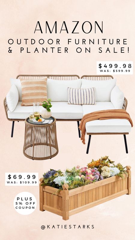 Cute outdoor furniture for your deck or patio is on sale, plus this wood planter had a major price drop!

#LTKSeasonal #LTKhome #LTKsalealert