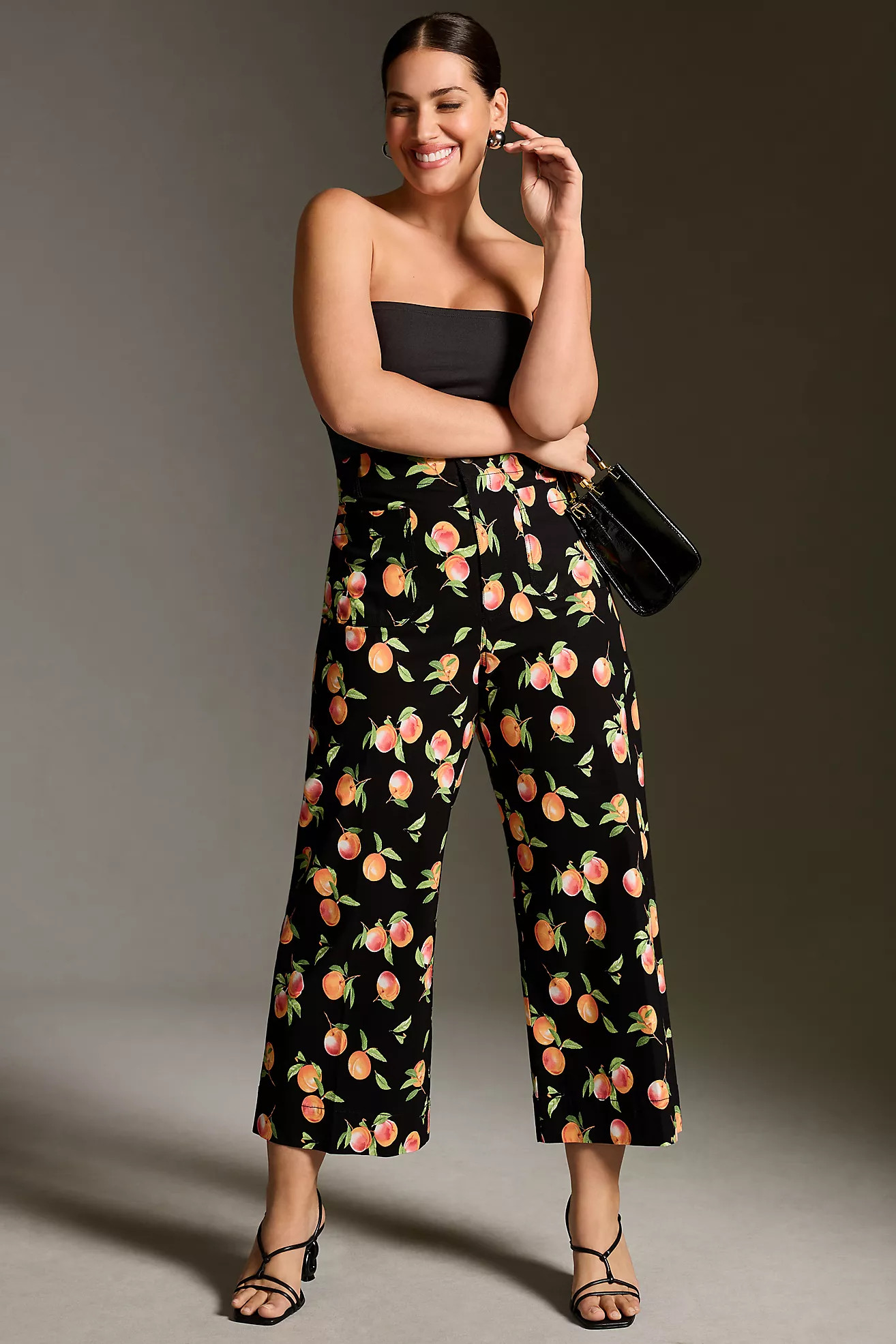 The Colette Cropped Wide-Leg Pants by Maeve | Anthropologie (US)