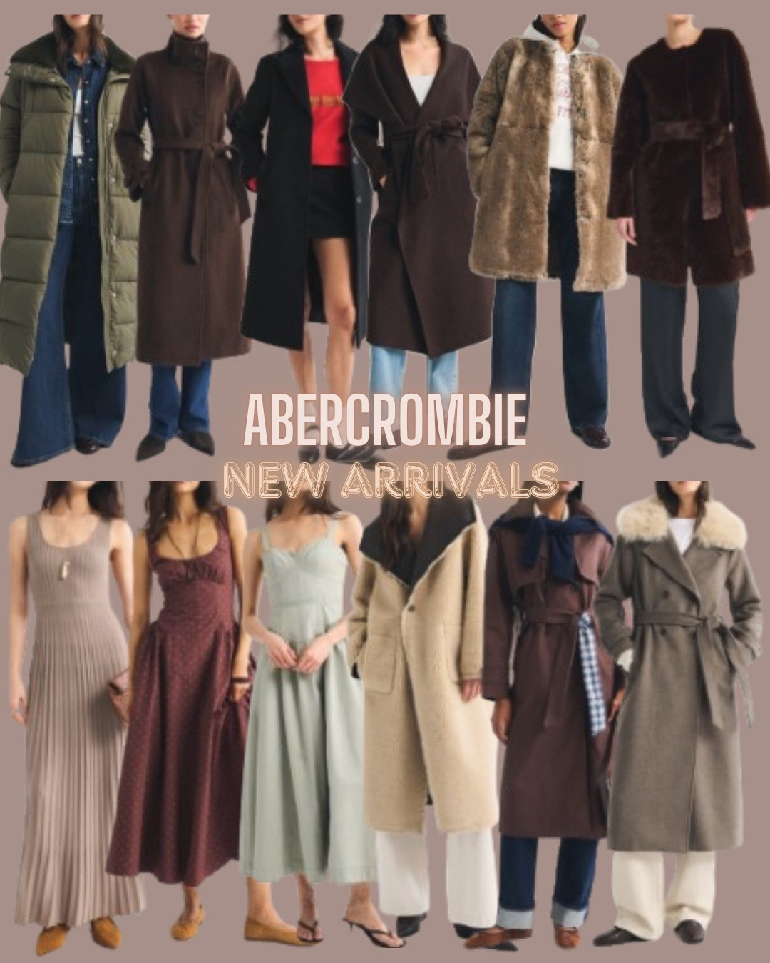 20% off everything 

Abercrombie 
Coat
Trench coat
Maxi dress
Outerwear


#LTKSaleAlert
