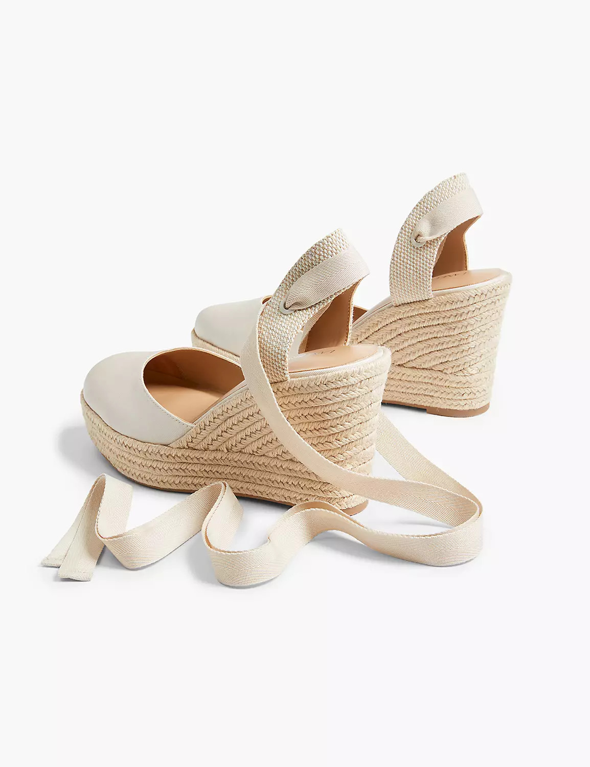 Dream Cloud Ankle-Tie Espadrille Wedge | LaneBryant | Lane Bryant (US)