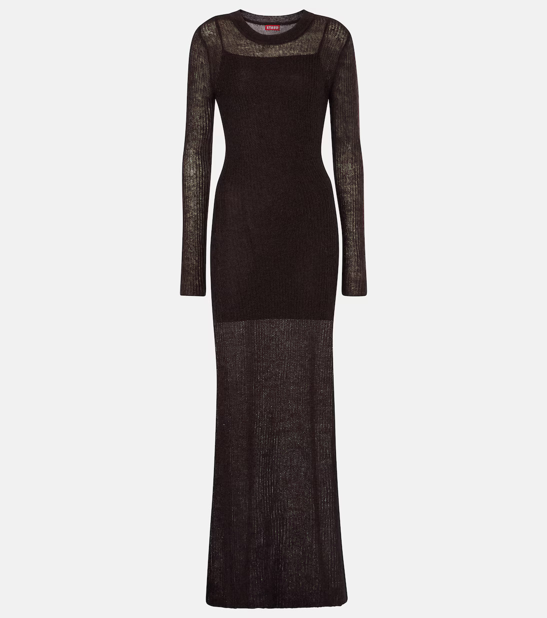 Robe longue Eiza en résille | Mytheresa (FR)