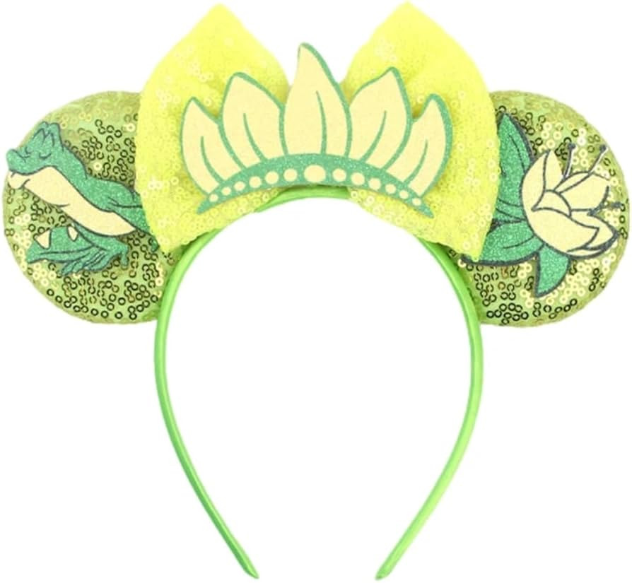 CLGIFT Princess Minnie Ears,Pick your color, Flower Minnie Ears, Floral minnie ears, Purple Spark... | Amazon (US)