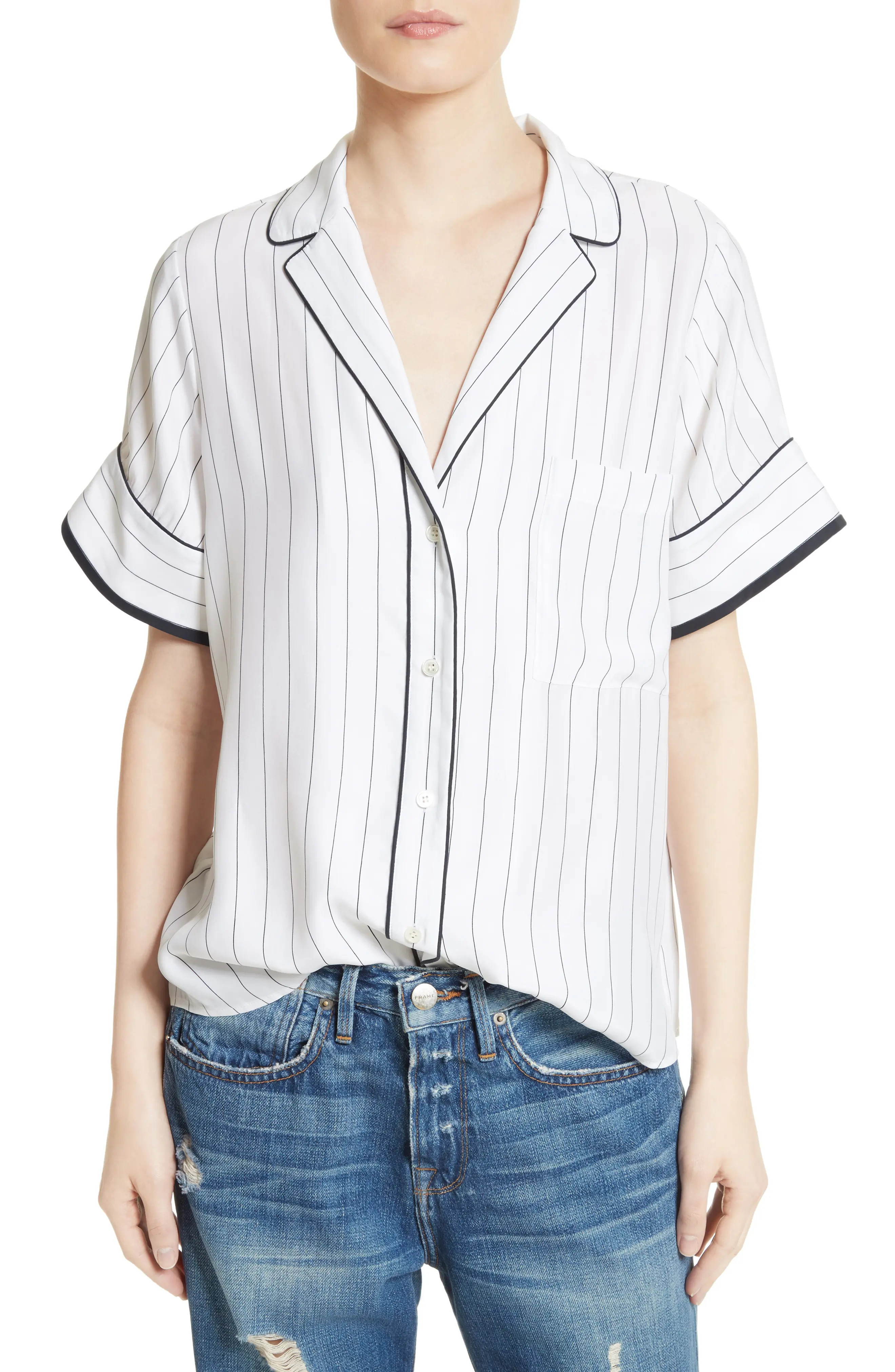 PJ Silk Blouse | Nordstrom