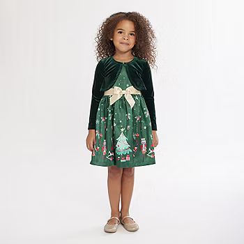 Bonnie Jean Toddler Girls Sleeveless 2-pc. Dress Set | JCPenney