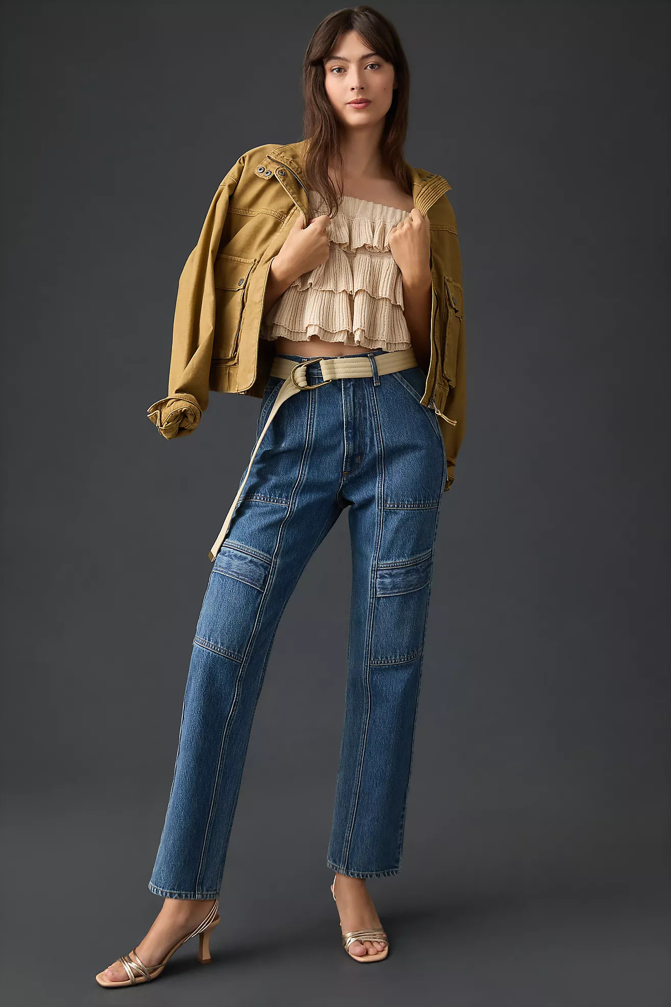 AGOLDE Cooper Straight Cargo Jeans | Anthropologie (US)