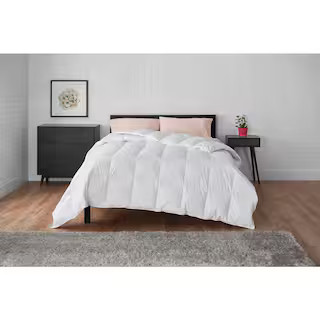 StyleWell All Season White King Down Feather Blend Comforter HJStylewell002 - The Home Depot | The Home Depot