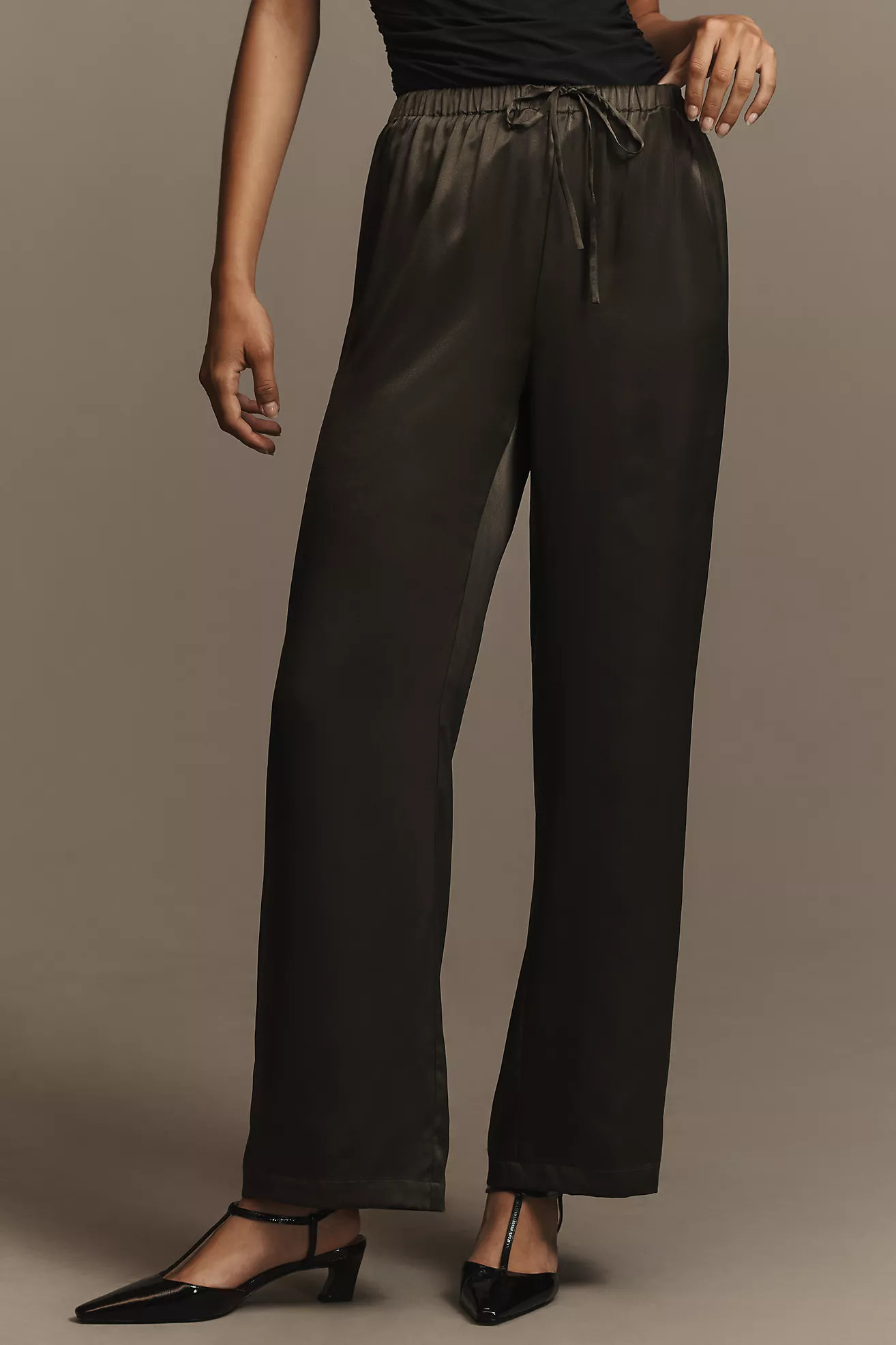 Reformation Olina Silk Pants | Anthropologie (US)
