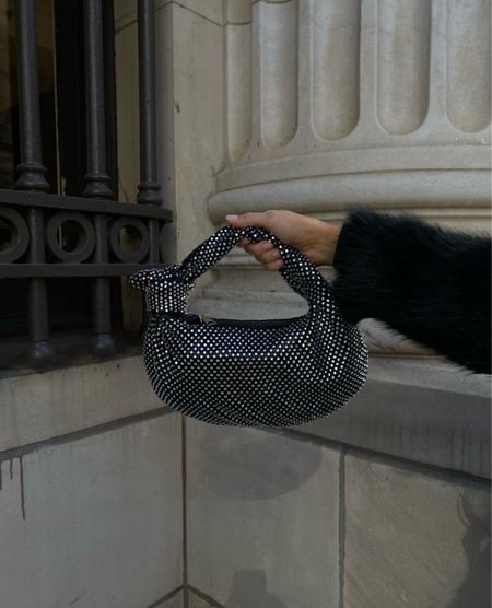 Stunning black knotted rhinestone lulus handbag. Use code SAV20 for 20% off your first order! 

Purse 

#LTKfindsunder50 #LTKfindsunder100 #LTKstyletip