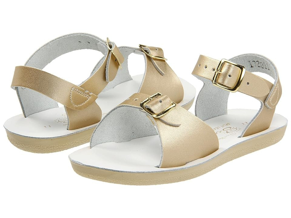 Salt Water Sandal by Hoy Shoes Sun-San - Surfer (Toddler/Little Kid) Girls Shoes Gold : 3 Little Kid M, Leather | Zappos