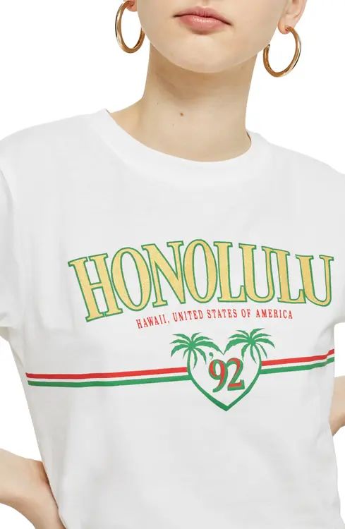 Topshop Honolulu Motif T-Shirt | Nordstrom