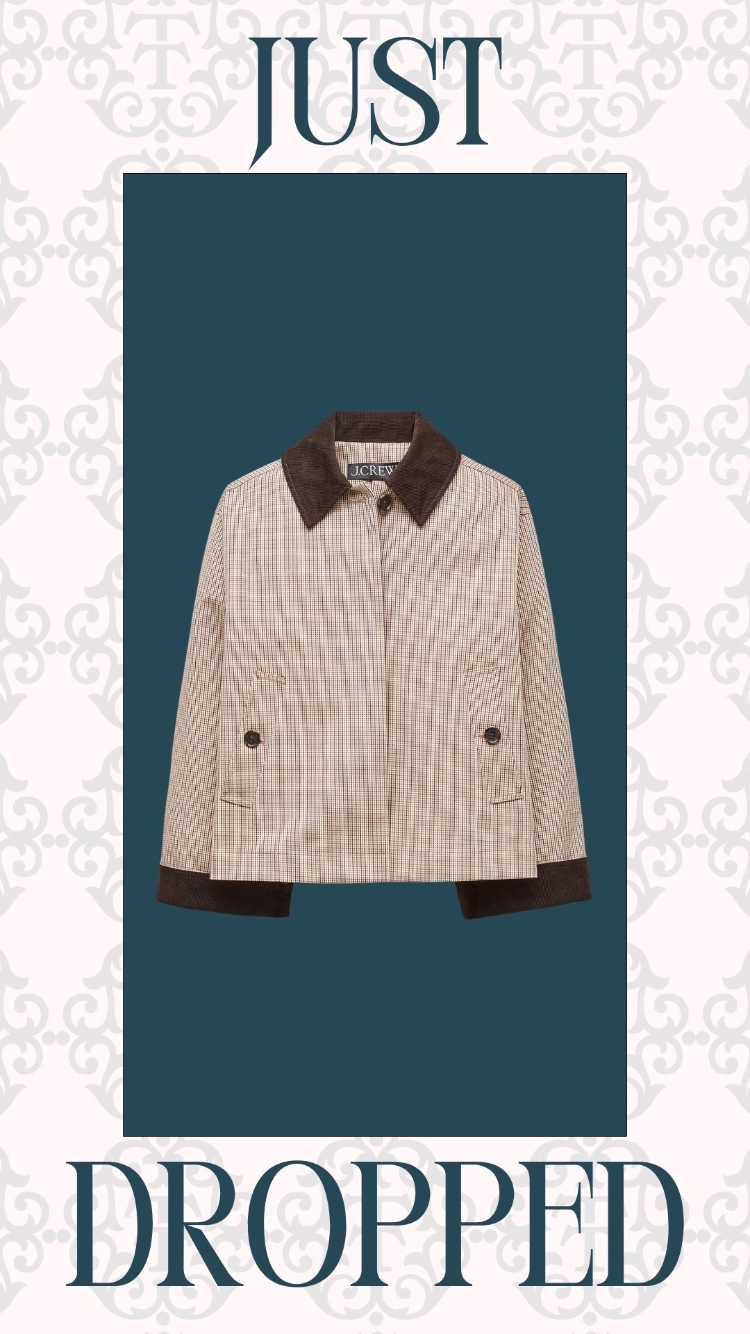 This jacket is such a cute fall find with the tiny check print and dark brown collar and cuffs. I love the little button and pocket details. So cute with jeans and boots for a crisp fall day. s

#LTKSeasonal #LTKOver40 #LTKMidsize