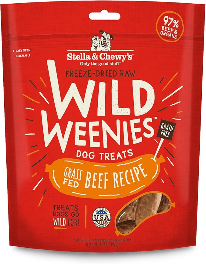 Stella & Chewy's Freeze-Dried Raw Wild Weenies Dog Treats | Amazon (US)
