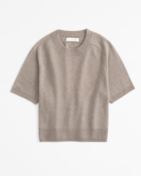 Women's Cashmere Crew Tee | Women's Tops | Abercrombie.com | Abercrombie & Fitch (US)