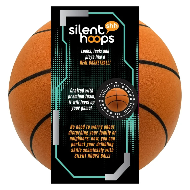 Supreme Silent Hoops Basketball, Premium Foam, Standard Size, Ages 3+ | Walmart (US)