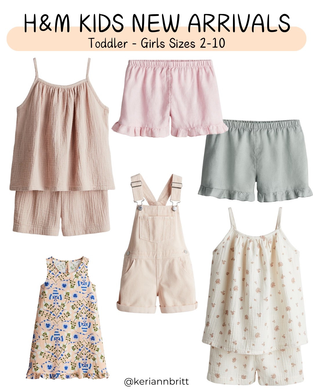 H&M Kids New Arrivals - Girls

Toddler girl outfit / girls spring clothes / girls summer clothes / aesthetic kids clothing / overalls / ruffle shorts 

#LTKBaby #LTKSeasonal #LTKKids