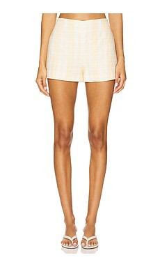 FAITHFULL THE BRAND Lila Mini Shorts in Piato Check from Revolve.com | Revolve Clothing (Global)