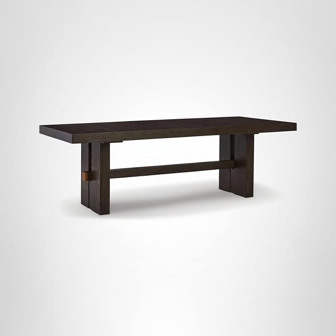 Millennium Burkhaus Dining Extension Table, Seats 8, 72-90 Inch, Wood, Oak Veneer and Engineered ... | Amazon (US)