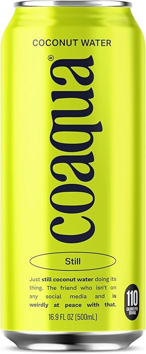 CoAqua Organic Coconut Water, 12 Pack, Natural Electrolytes for Hydration, Naturally Sweet Electr... | Amazon (US)