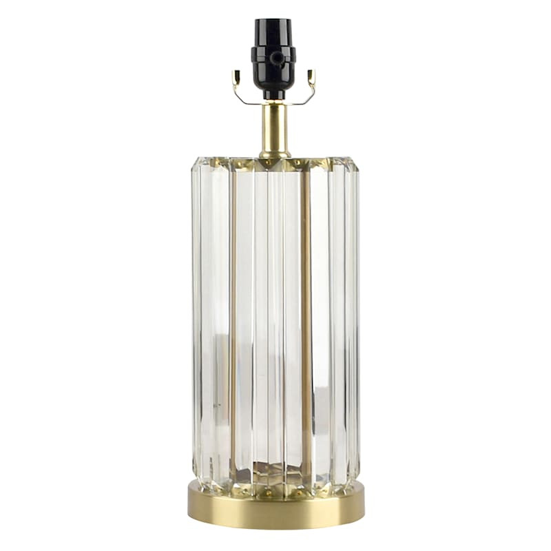 Gold Hanging Crystal Table Lamp, 17" | At Home