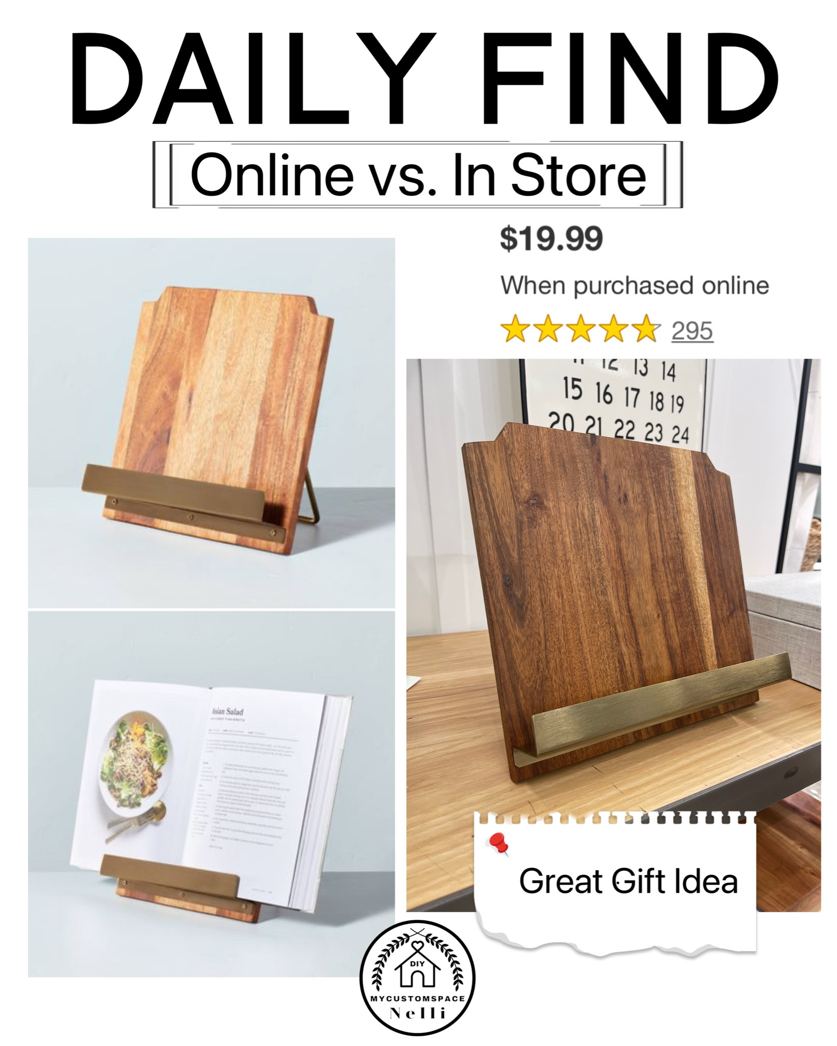 Recipe Book Holder ❤️

Home decor, home finds, Home Gifts, great gifts, Target home 

#LTKFind #LTKhome #LTKGiftGuide