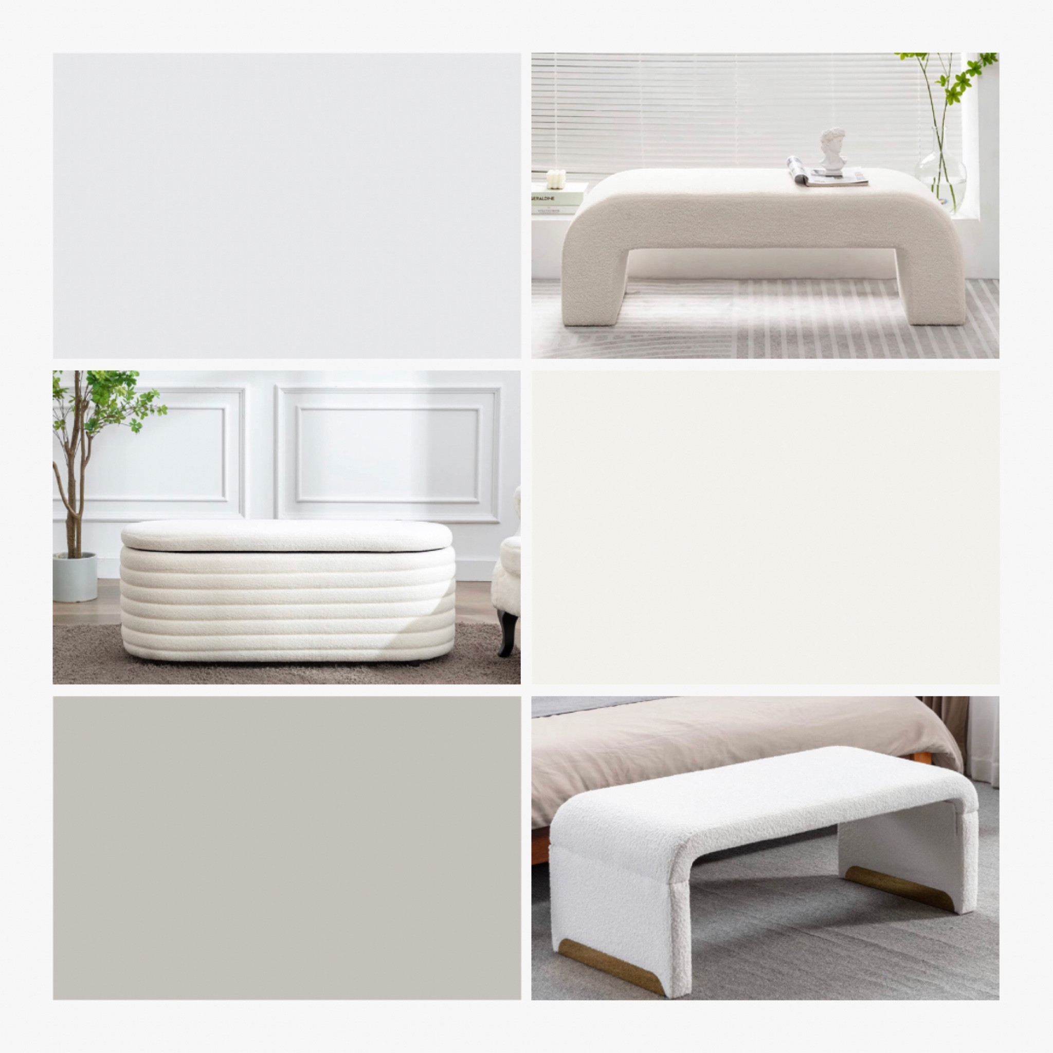 Boucle benches 

#LTKstyletip #LTKhome #LTKGiftGuide