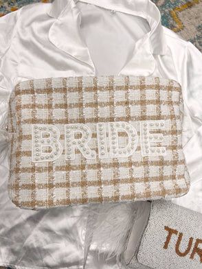 Bride Pearl XL - Beige Plaid | KenzKustomz