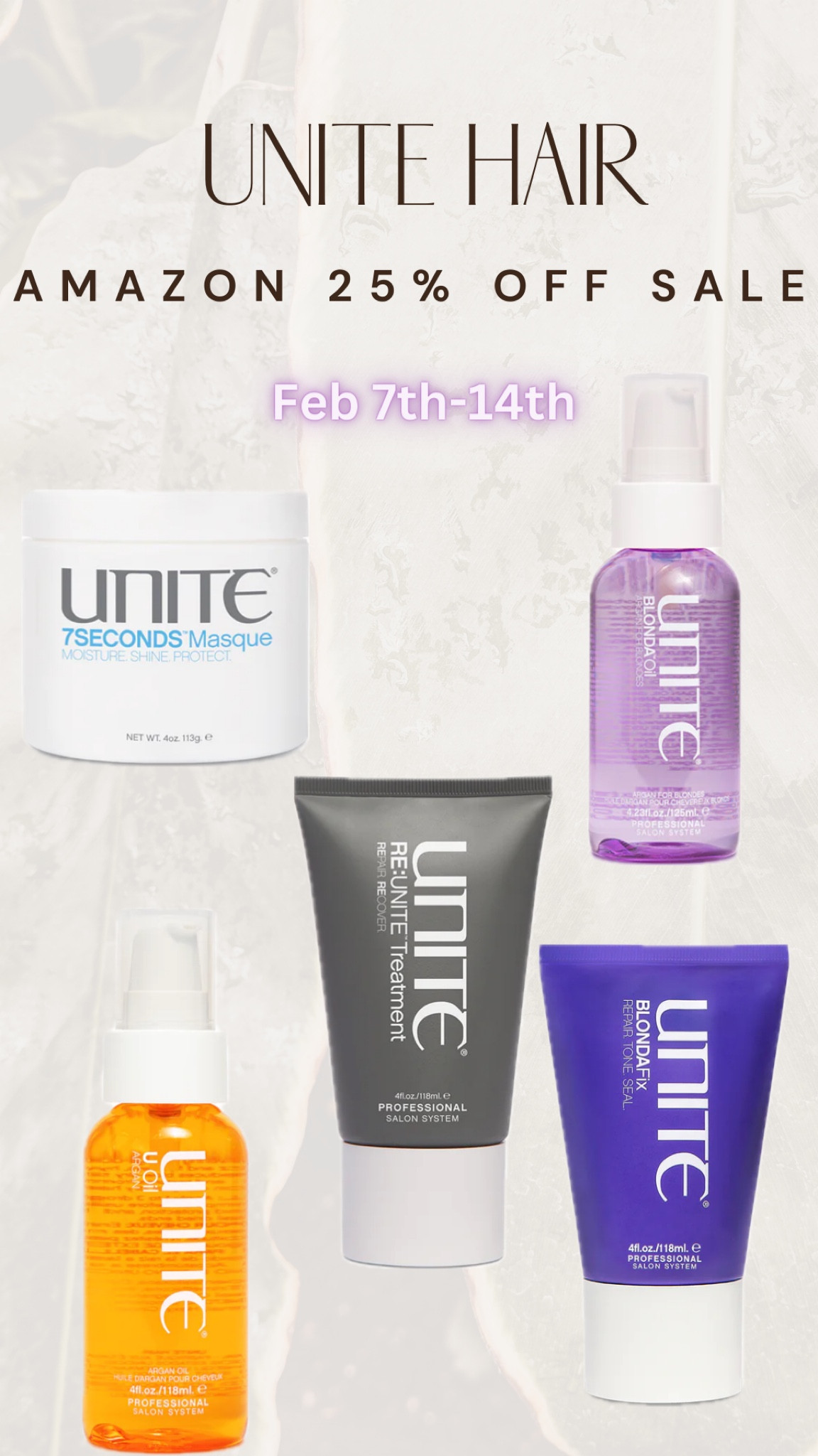 Amazon Valentines Day 25% Off Sale! Unite Hair Treatments! Feb 7th- Feb 14th!

#LTKbeauty #LTKSpringSale #LTKfindsunder50
