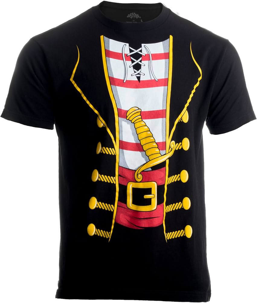 Pirate Costume | Buccaneer Novelty Funny Caribbean Cruise Shirt Unisex Men's T-Shirt | Amazon (US)
