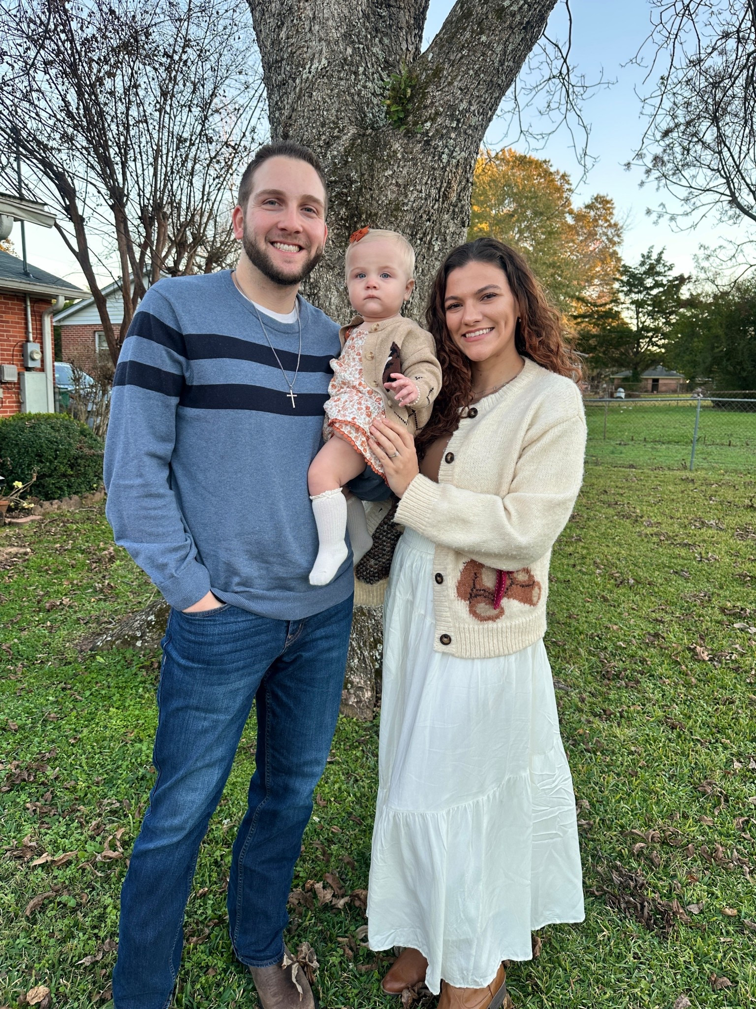 Holiday outfit with the cutest teddy bear bow cardigan! 

#LTKCyberWeek #LTKHoliday #LTKmomlife