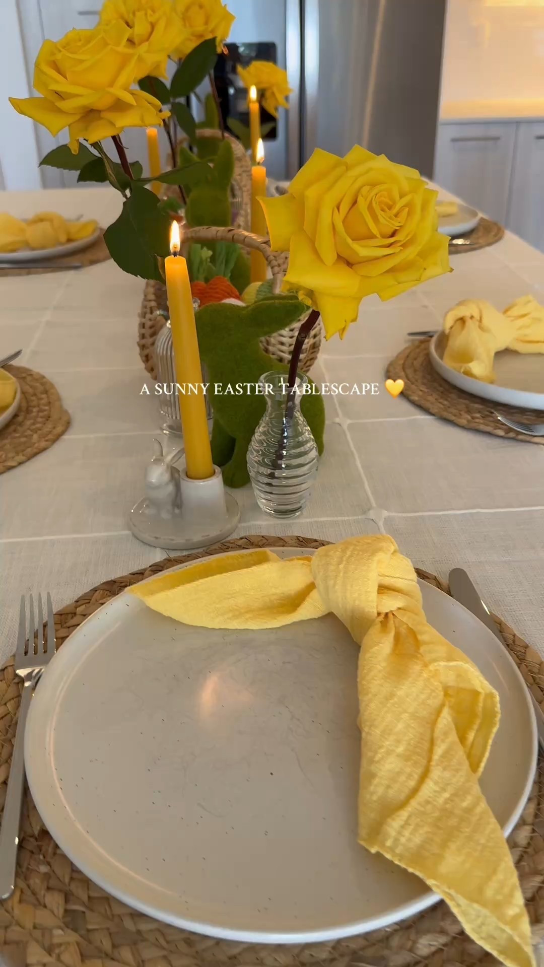 Bright and cheerful Tablescape for Easter! 💛

#LTKParties #LTKSeasonal #LTKHome
