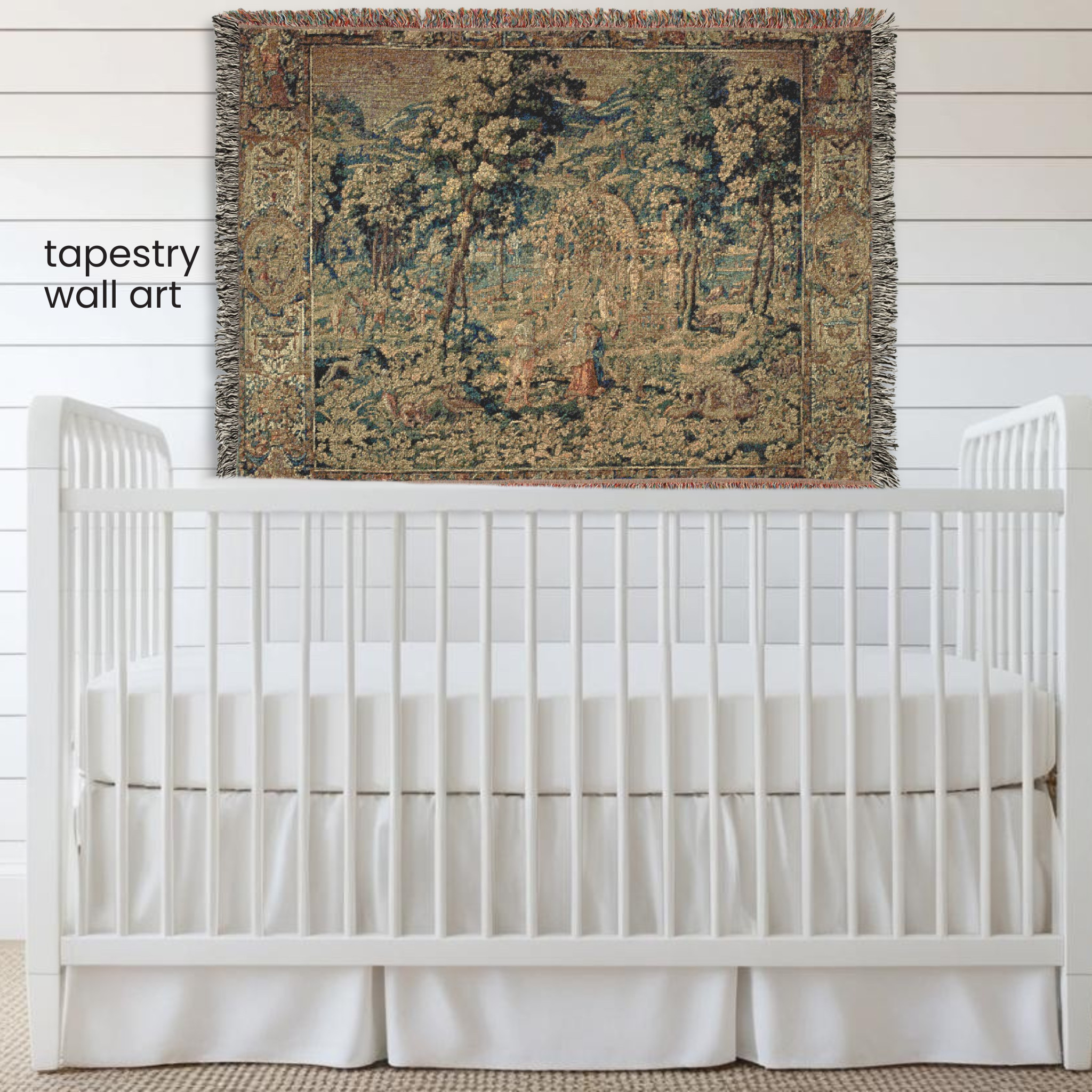 Vintage Neutral Renaissance Woven Tapestry Wall Hanging for your modern neutral nursery  

 

#LTKhome #LTKmaternity #LTKgiftguide
