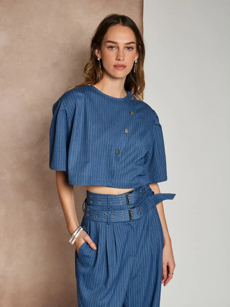 Bettie Pinstripe Top | Sister Jane (UK)