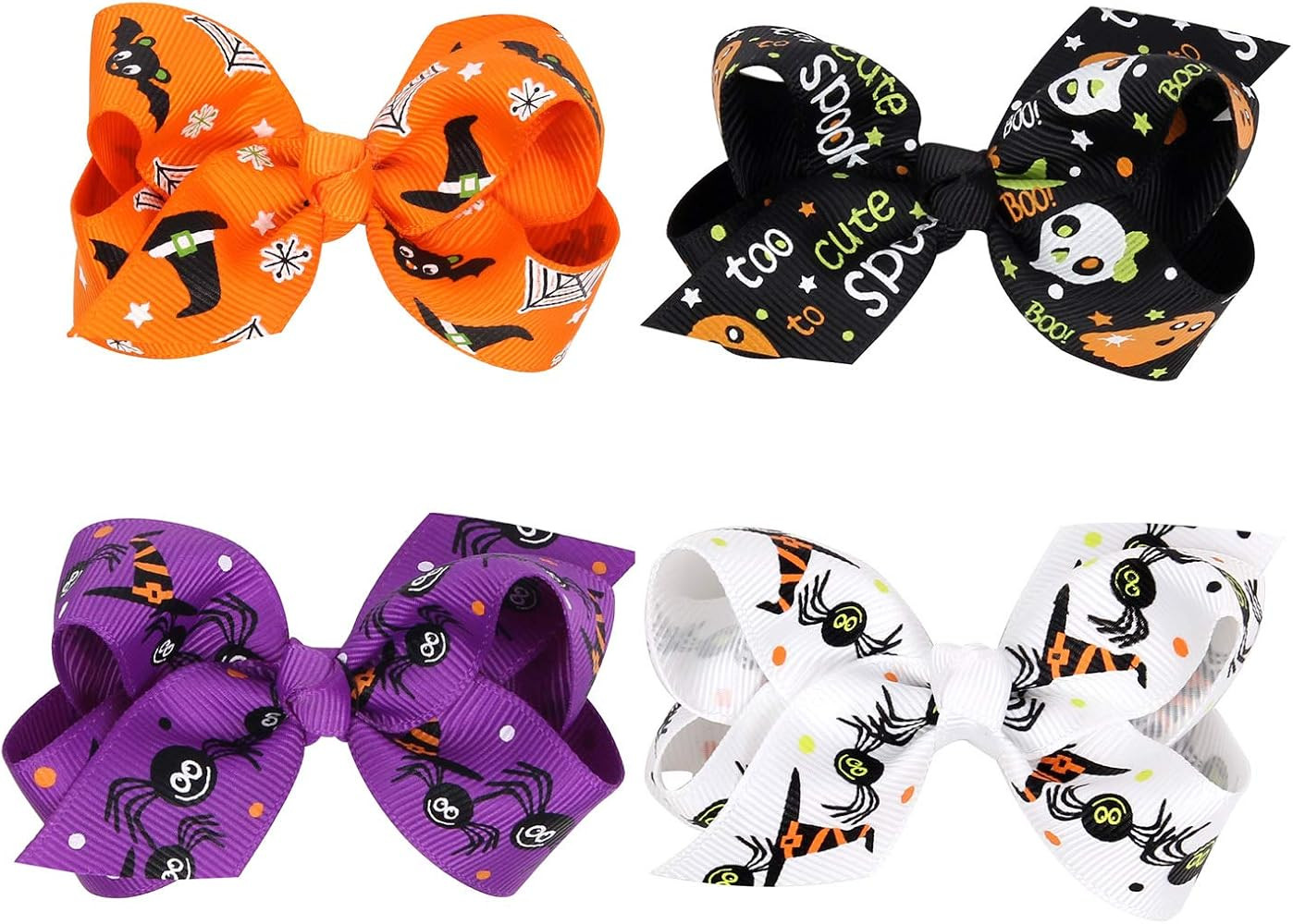 Love Sweety Baby Rose Halloween Headband Infant Pumpkin Hairband Bow Hair Clips | Amazon (US)