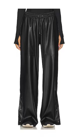 x Mona Kattan Cara Leather Pants in Black | Revolve Clothing (Global)